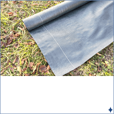 お掃除メニュー：防草シートの敷設