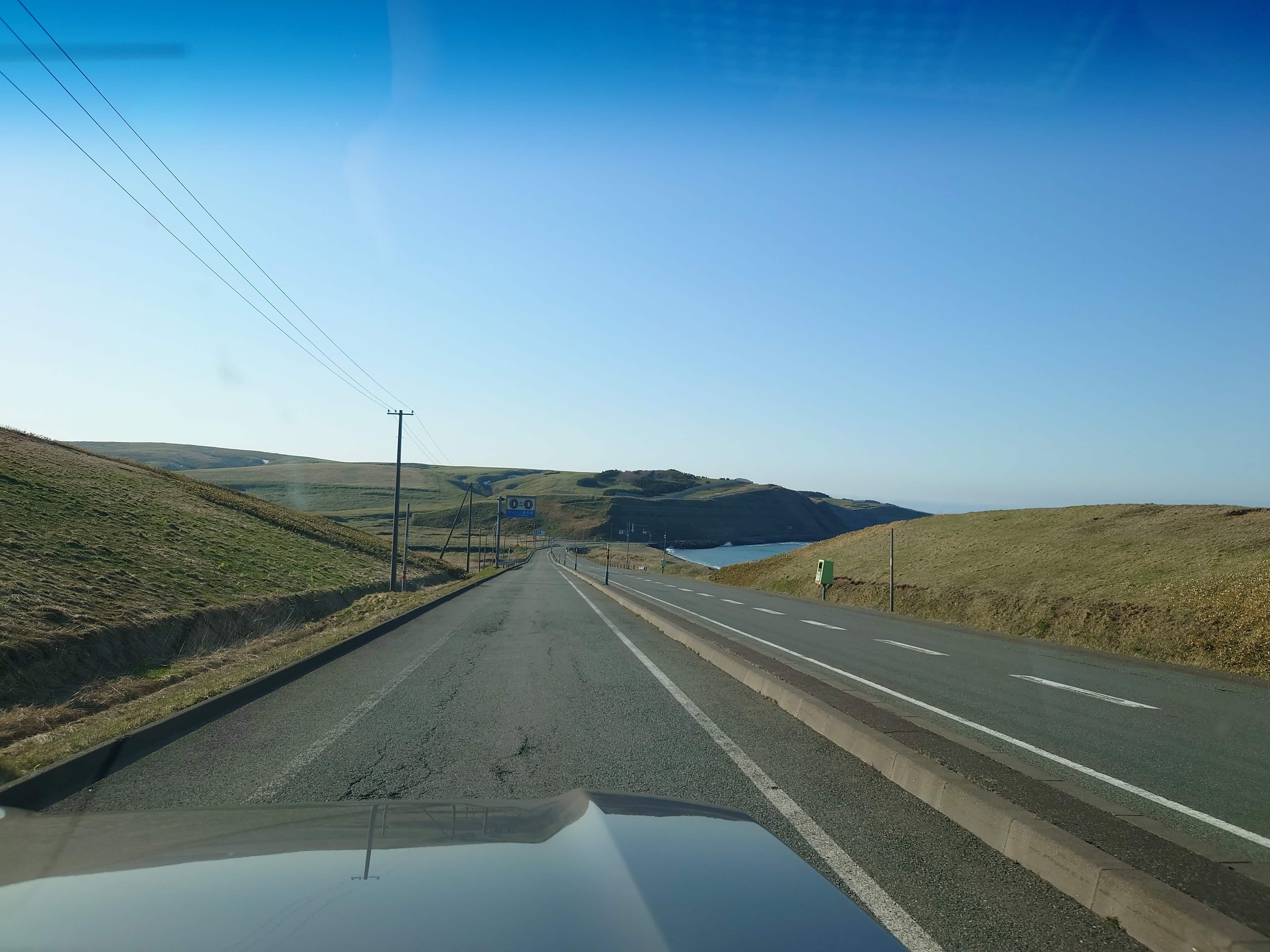 53.宗谷岬へ向かう海岸道路