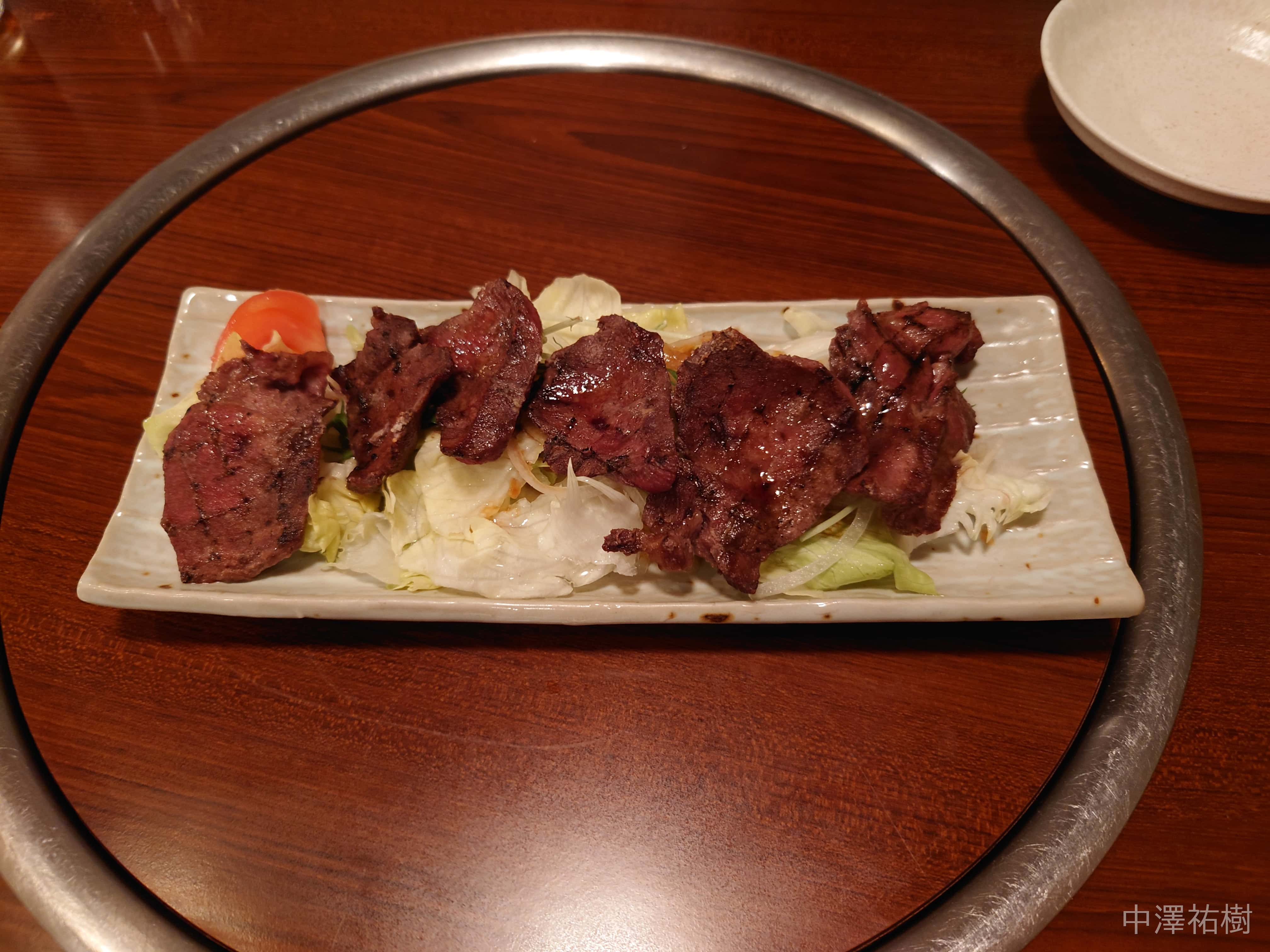 148.夕食のステーキ皿