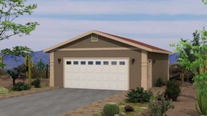 Plan 3 24 ft. x 32 ft. Garage