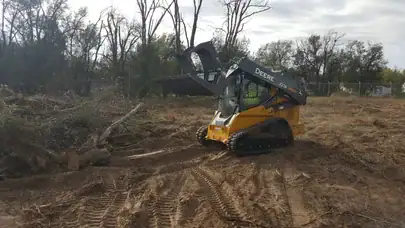 Tree and brush removal for land clearing in Sedgwick County