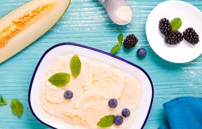 Gelado Saudável de Melão