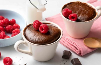 Bolo de caneca de chocolate