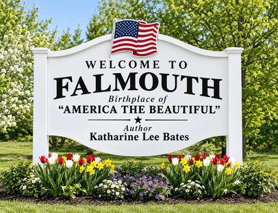 Security in Falmouth, MA – welcome sign