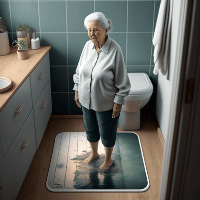 senior bathroom fall safety