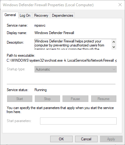 Set-Windows-Defender-Firewall-Startup-Type-to-Automatic