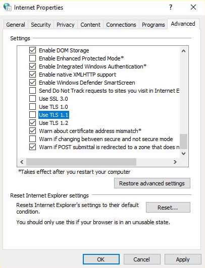 Turn-On-or-Enable-the-Use-TLS-in-Internet-Options