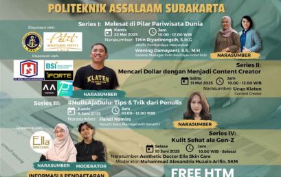 Webinar & Talkshow Series Politeknik Assalaam Surakarta