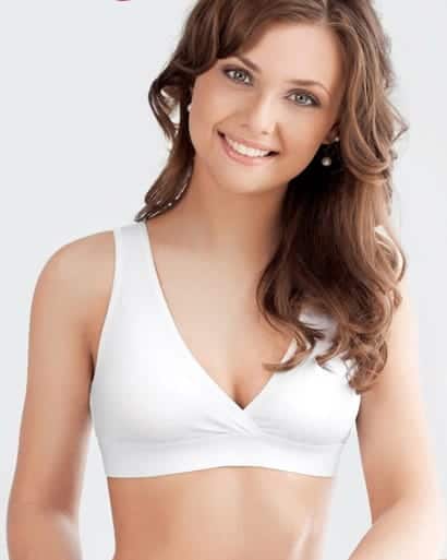 Alternative view of Белый топ для будущих и кормящих мам Anna Sport