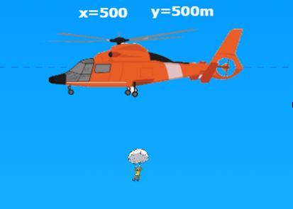 Προσομοίωση “Αλεξιπτωτιστής” HTML5