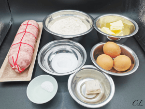 ingrédients saucisson brioché