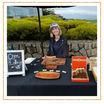 Rolling cigars in Austin Texas by Cigar Bella.