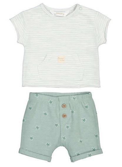 Conjunto algodón 2 piezas verde MAYORAL