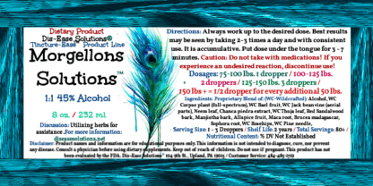 Morgellons Solutions™ Signature Herbal Product Variations - Image 2