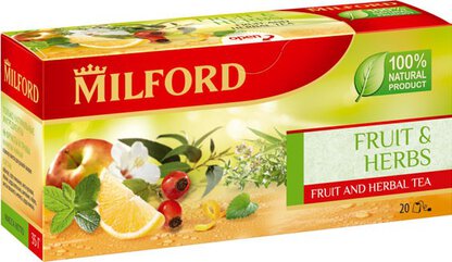 Чай Fruit & herbs 35 г Milford