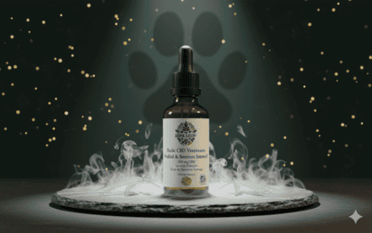 Huile CBD Vitalité & Soutien Intensif 200mg (2%) base Saumon. Formule haute concentration pour grands chiens et besoins accrus (mobilité).