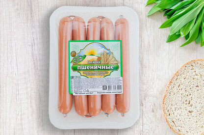 Сосиски пшеничные Деликатесные ВВ 300 г