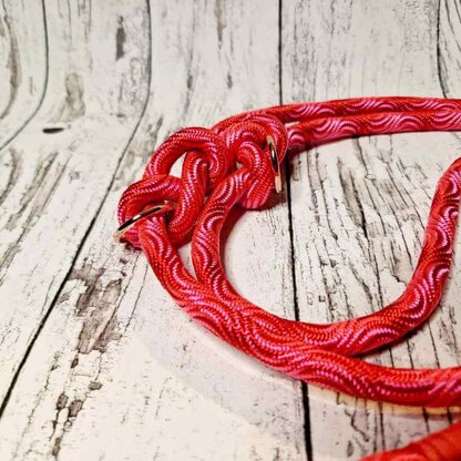 Hundeleine Seil Wave Pinky