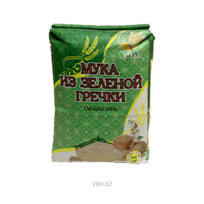 Мука из зеленой гречки 1 кг Qazyna
