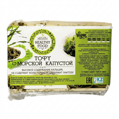 Тофу с морской капустой Сойка 1 кг.