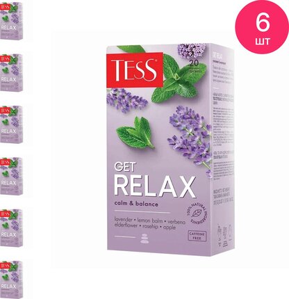 Чайный напиток с ароматом бузины Get Relax Tess 20пак
