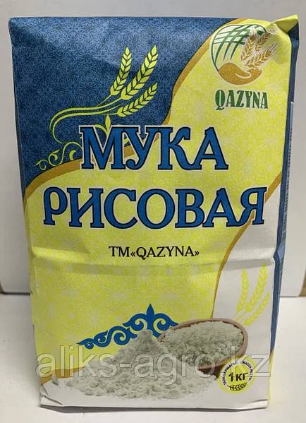 Мука рисовая 1 кг Qazyna