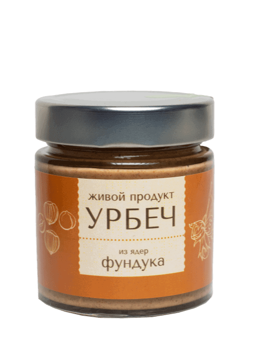 Урбеч из ядер фундука ЖП 200 г