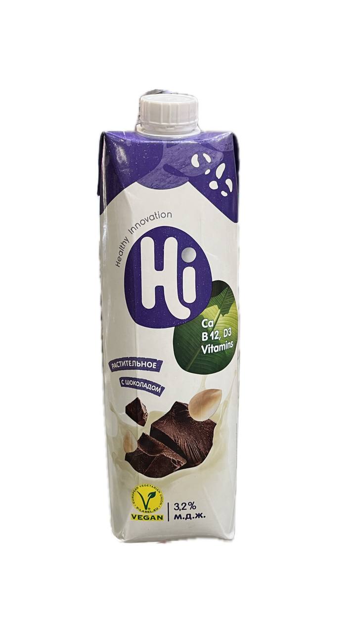 Напиток соевый Шоколадный Hi 1 л