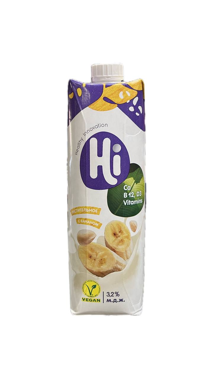 Напиток соевый Банановый Hi 1 л