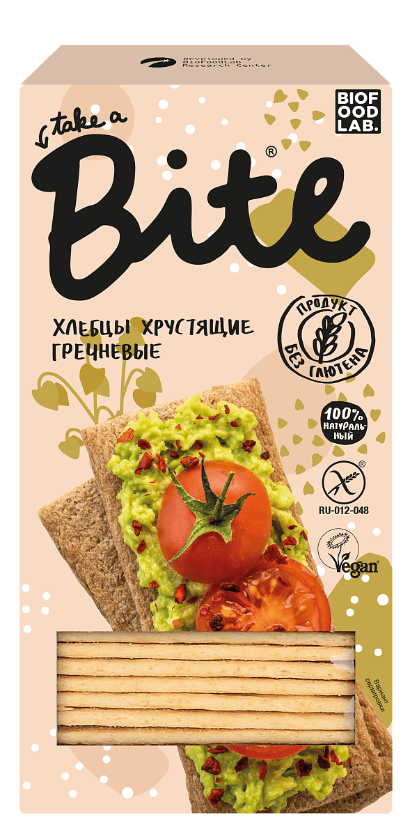 Хлебцы хрустящие гречневые Bite 150 г