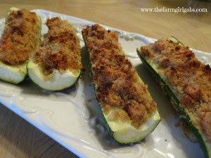 Zucchini Boats Plated 1