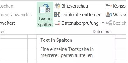Text in Spalten Text in Spalten