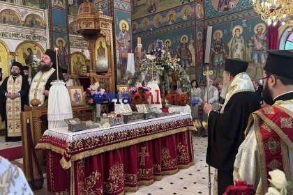 Υποδοχή Ιερών Λειψάνων των Ευβοέων Αγίων στην Χαλκίδα