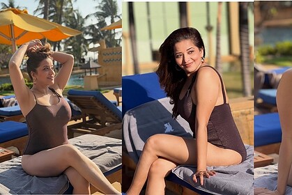 Monalisa Pool Side Photoshoot