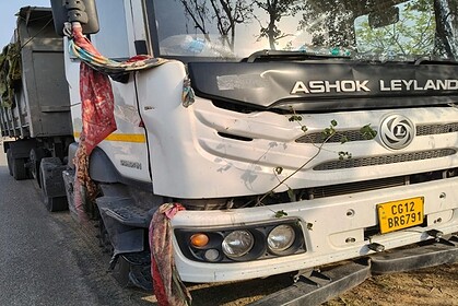 Coal Trailer Accident