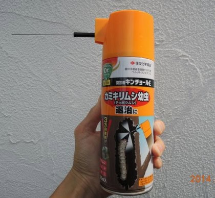 テッポウムシ駆除剤キンチョールE