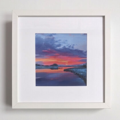 Miniaturdruck Sonnenuntergang