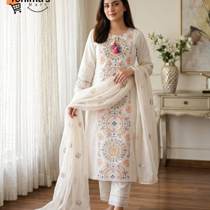 Eid Special Embroidery Three Piece