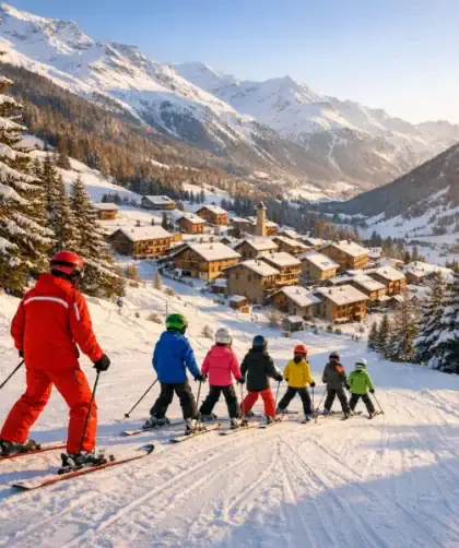 Cours de ski pour enfants et adultes sur les pistes de Val Cenis en Haute-Maurienne Vanoise.