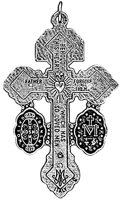 Križ odpuščanja - zadaj