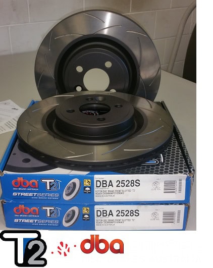 DBA2528S FRONT SLOTTED ROTORS MINI COOPER S