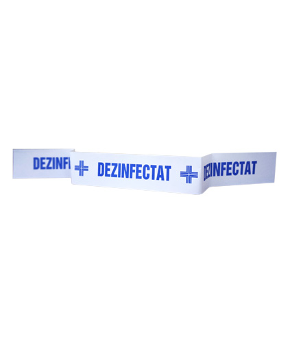 BANDEROLA "DEZINFECTAT" ( 1000 BUC./ SET)