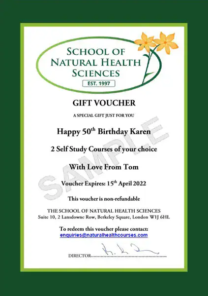snhs gift voucher example