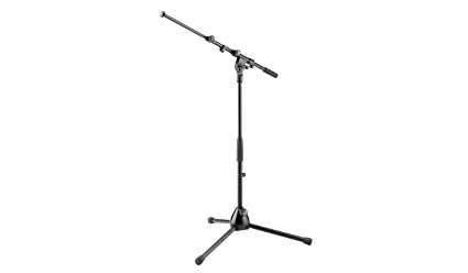 Konig & Meyer, Mic Stand with Boom Arm, Low Level, 3/8″ Black 25900 300 55