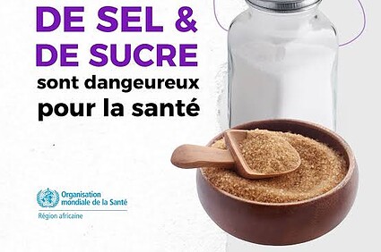 Santé mondiale en danger : L’OMS sonne l’alerte sur sel et sucre