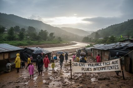 Sud-Kivu : Vigilance face aux pluies intermittentes dans plusieurs zones