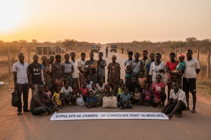 80 congolais dont 26 mineurs expulsés de la Zambie