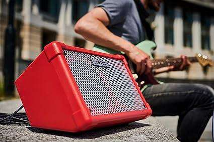 Boss CUBE Street 2-2 x 6.5-inch 10-watt Battery Powered Combo Amp - Red - Image 2