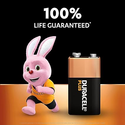 Duracell Plus 9v Pointer Batteries Image