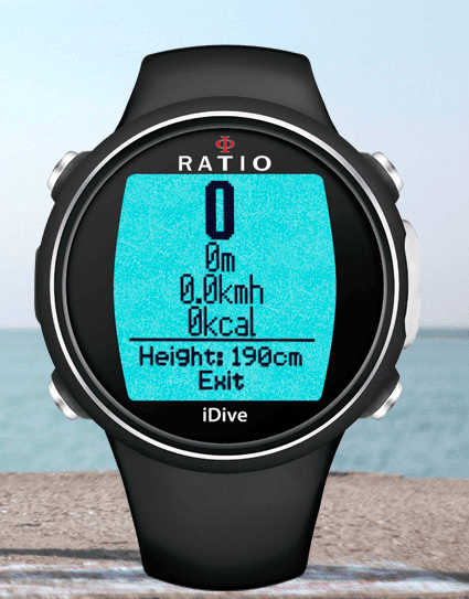 počítač RATIO iDive Deep Sport
